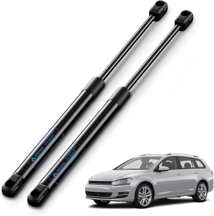Arana 2x Heckklappe Dämpfer Gasdruckfeder kompatibel mit Golf V Variant 1K5 Golf VI Variant AJ5 1.2L