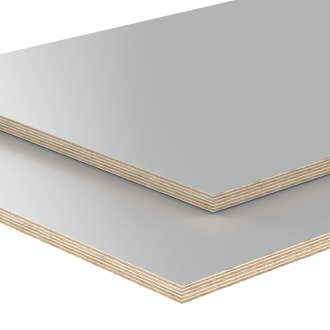 18mm Multiplex Zuschnitt grau melaminbeschichtet Länge bis 200cm Multiplexplatten Zuschnitte Auswahl