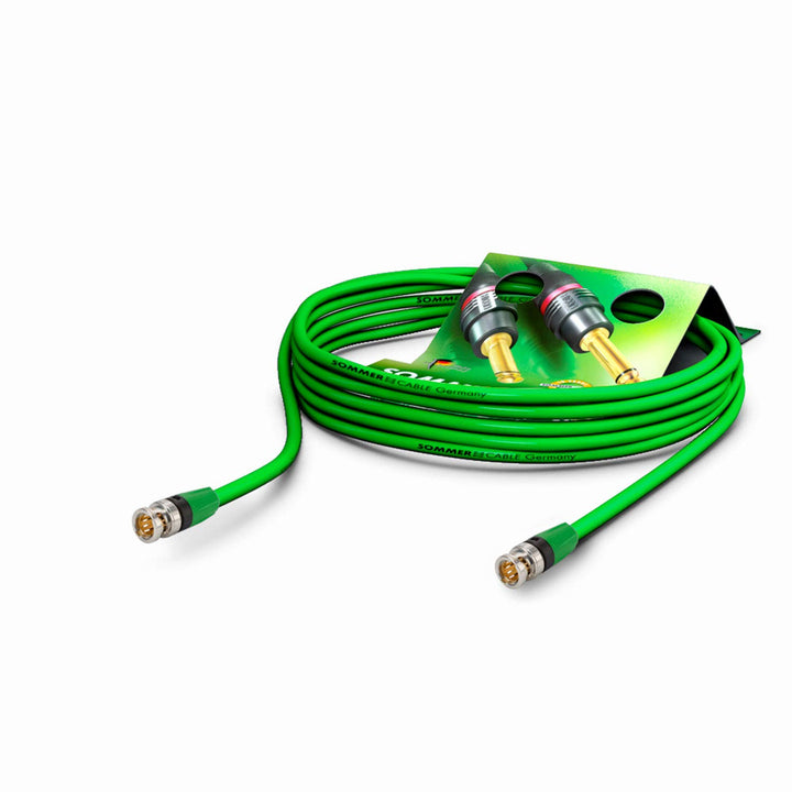 SOMMER CABLE 50m 6G- 3G- SDI Video-Patchkabel HD-SDI (HDTV) SC-Vector 0.8/3.7 1x 0,80 mm² - Stecker