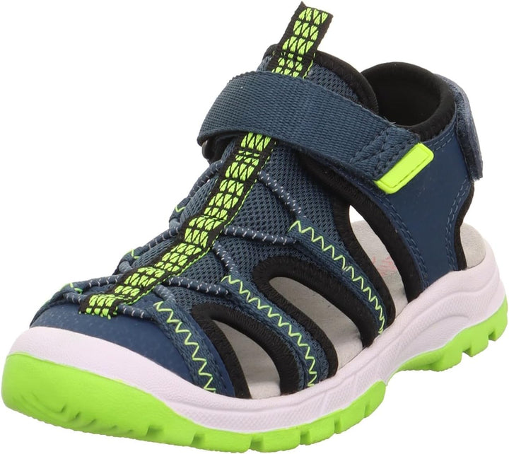 Superfit Jungen Tornado Light Sandale 27 EU Weit Blau Gelb 8010, 27 EU Weit Blau Gelb 8010