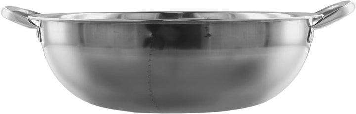 Doppeltopf Edelstahl Hotpot zum Kochen geeignet für Induktionsherde und Gasherde ideal für Partys (B