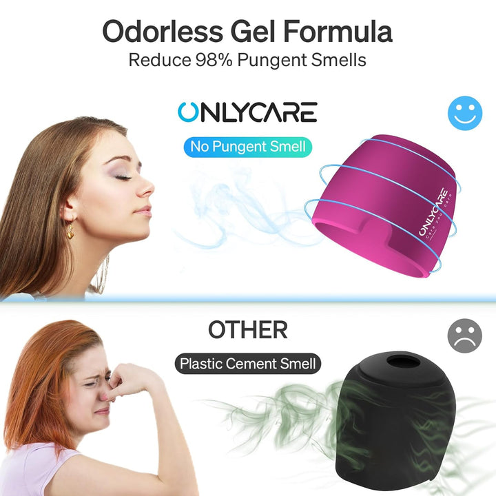 ONLYCARE Migräne Maske, Upgraded Kühlmaske Schlafmaske Kühlmütze Kühlhaube 360° Gel Surround kühlpad