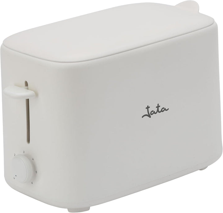 JATA JETT1048 Toaster mit 2 extra breiten Schlitzen, 6 Bräunungsstufen, Schutzdeckel, Krümelschublad