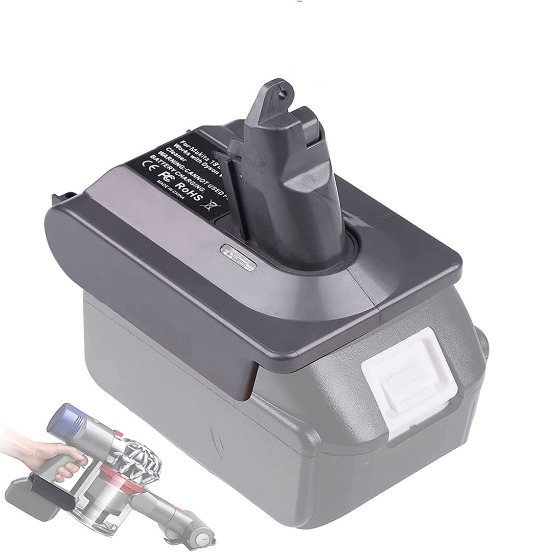 URUN für Dyson V6 Akku Adapter, MT18V6 Konvertiert für Makita 18V Lithium Akku auf für Dyson V6 Vacu
