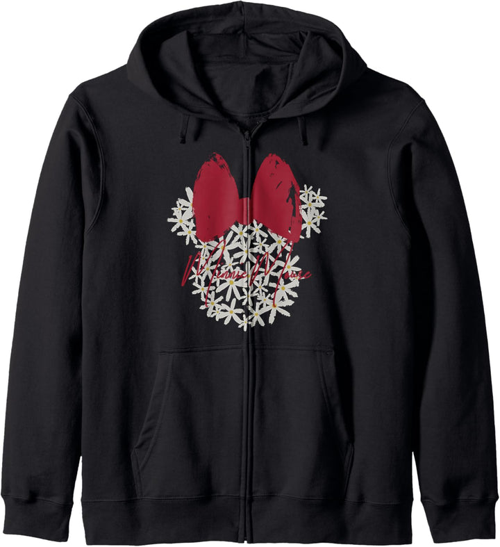 Disney Mickey And Friends Floral Minnie Ears Kapuzenjacke
