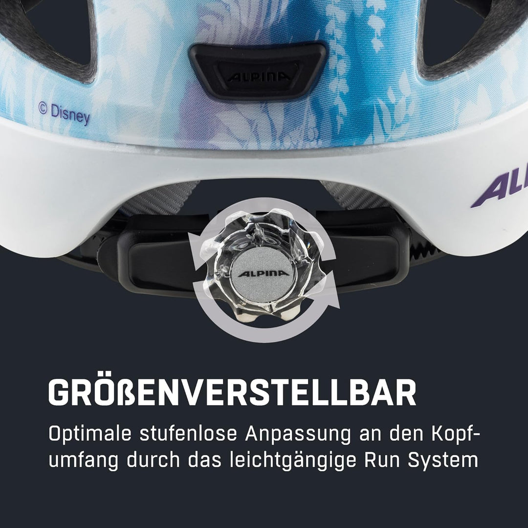 ALPINA XIMO - Leichter, Sicherer & Bruchfester Fahrradhelm Mit Optionalen LED-Licht Für Kinder Froze