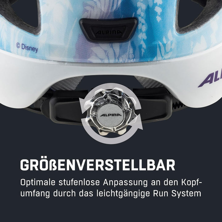 ALPINA XIMO - Leichter, Sicherer & Bruchfester Fahrradhelm Mit Optionalen LED-Licht Für Kinder Froze