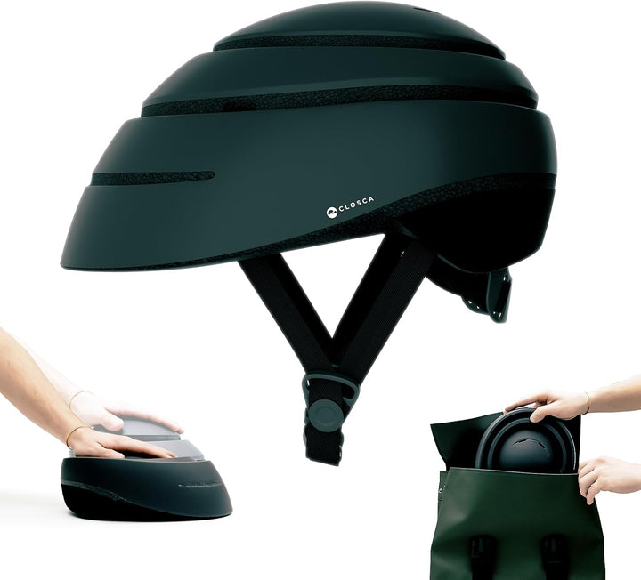 CLOSCA Faltbarer Helm.Fahrradhelm für Erwachsene. Fahrradhelm und Rollerhelm Zertifiziert. Pendlerhe
