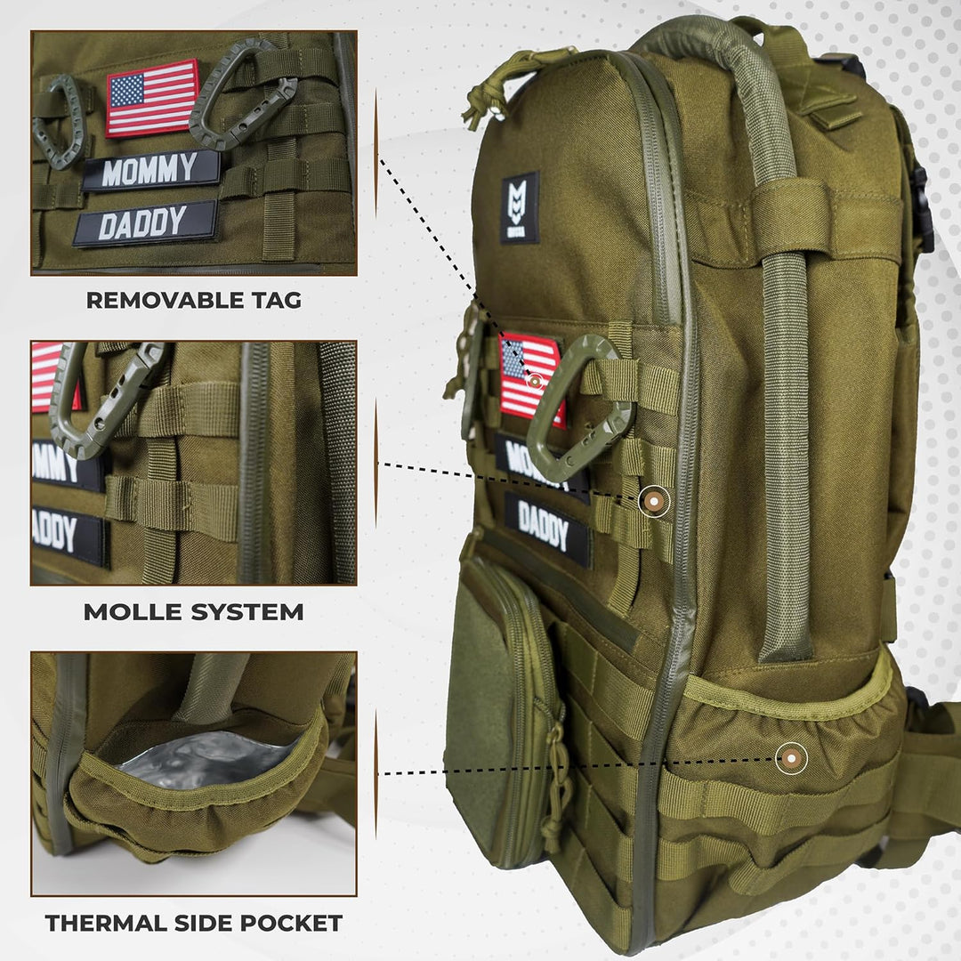 Mossa tactical baby gear Grün, Grün
