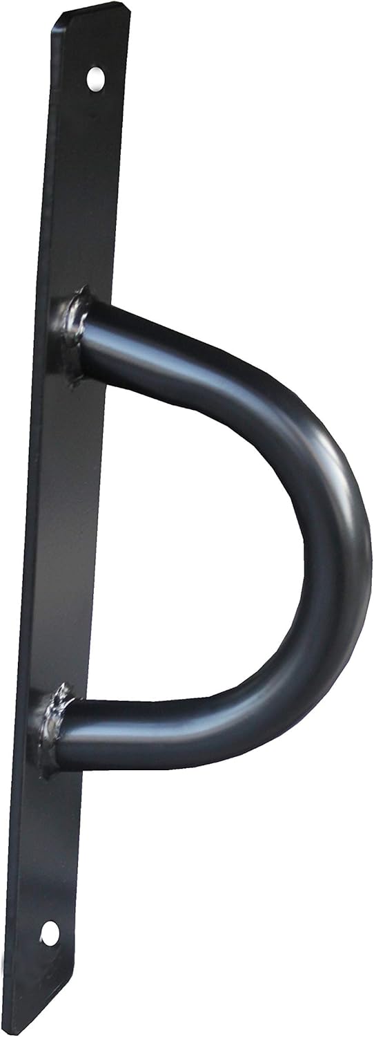 Lisaro Battlerope Halter mit 2 Schrauben, Wand-/Boden-Verankerung für Trainingsseil/Battle Rope, sch