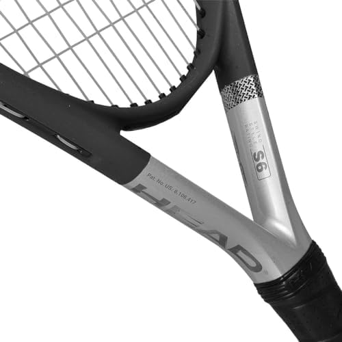 HEAD Ti.S6 Tennisschläger mit Saiten, besaitet 4 1/2" (