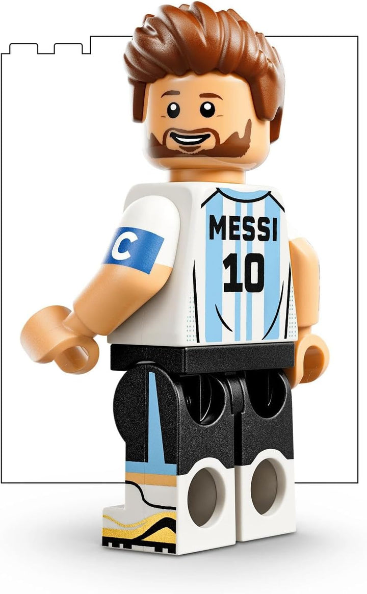 LEGO Editions Lionel Messi – Fussball-Highlights Spielzeug - 3D Modellbau mit Minifigur zum Sammeln