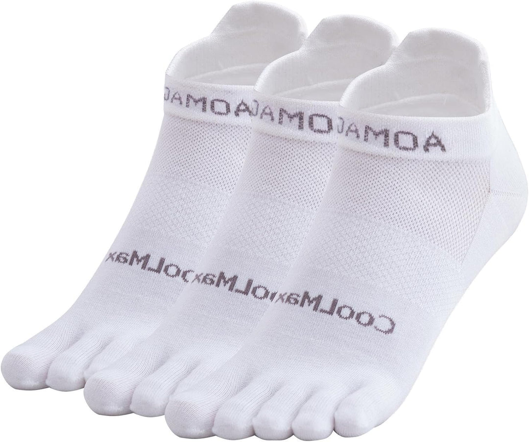 OrrinSports Zehensocken für Frauen Männer Coolmax Laufsocken 5 Fingersocken athletische Zehensocken