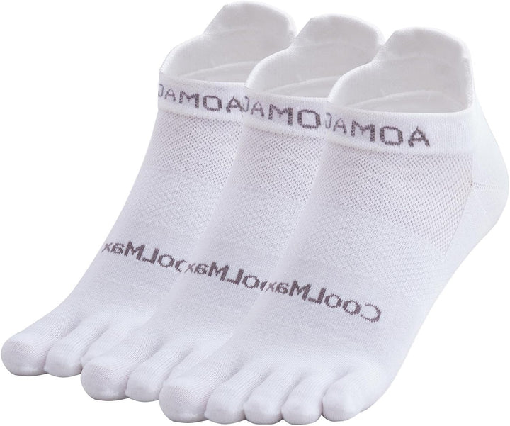 OrrinSports Zehensocken für Frauen Männer Coolmax Laufsocken 5 Fingersocken athletische Zehensocken