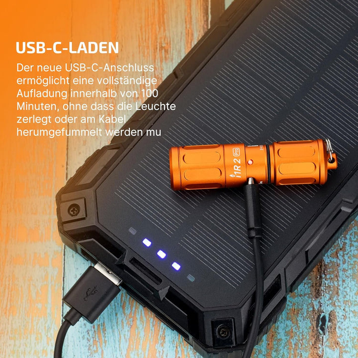 OLIGHT I1R II Pro EOS Mini LED Taschenlampe 180 Lumen Superhelle USB-Aufladbare Handlampe Schlüsselb