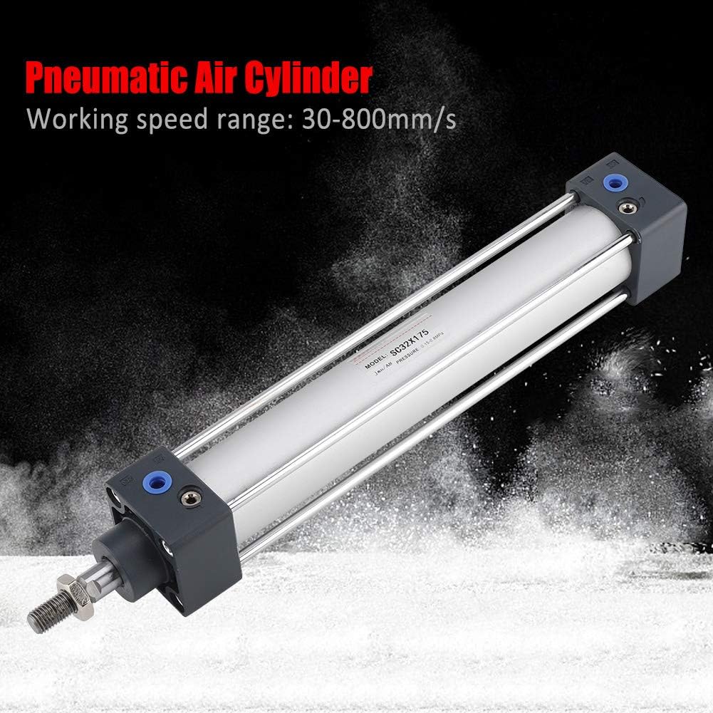 SC Standardzylinder Geschraubte Kolbenstange Pneumatische Druckluftflasche Dual Aktion 32mm Bohrung