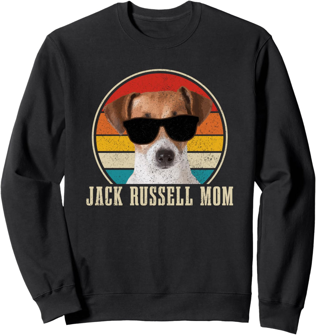 Jack Russell Mom Lustiger Hund Vintage Jack Russell Terrier Sweatshirt