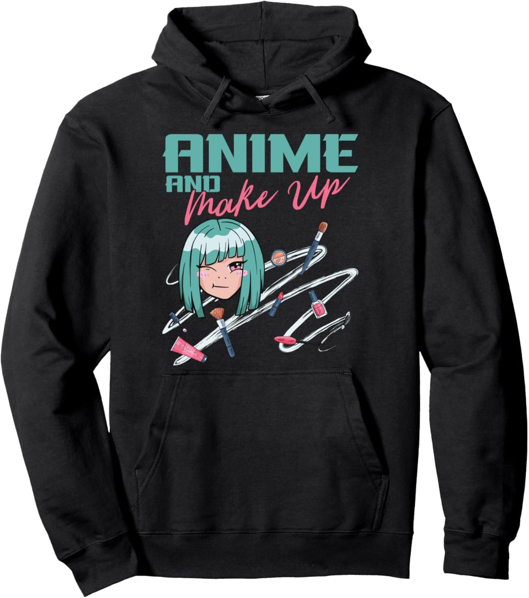 Anime und Schmink Otaku Schminkkünstler Japanischer Anime Pullover Hoodie