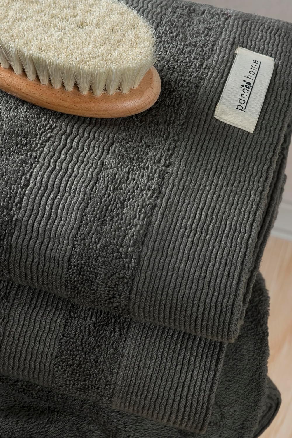 PandaHome Handtuch Set aus Baumwolle - 5 Handtücher - 100% Baumwolle Towel, Schnelltrocknend Weich S
