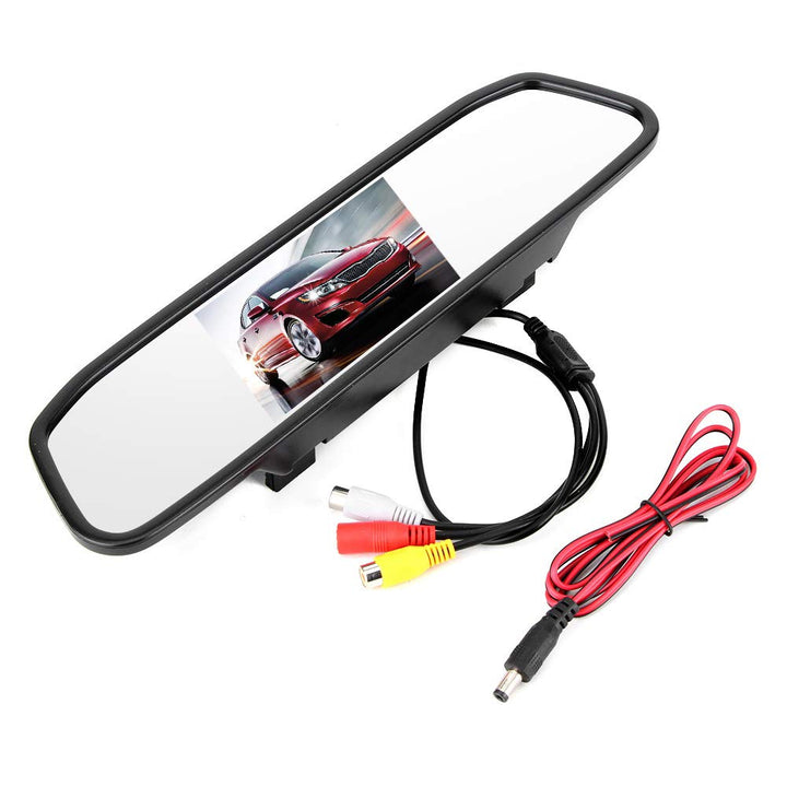 Rückfahrkamera Monitor, HD TFT LCD-Bildschirm Auto Monitor Rückspiegelmonitor Einfache Installation