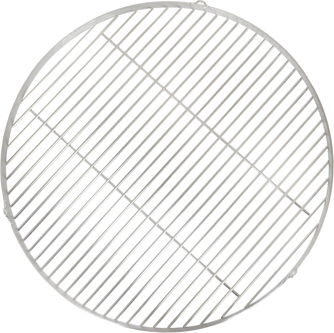 BBQ-Toro Edelstahl Grillrost Rund | Ø 60 cm | Grillgitter mit Seilaufhängung, Hänge Rost für Schwenk