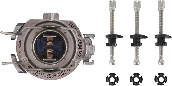 HELLA - DE/Halogen-Scheinwerfereinsatz, Hauptscheinwerfer - 90mm Essential - 24V - rund - Einbau - L