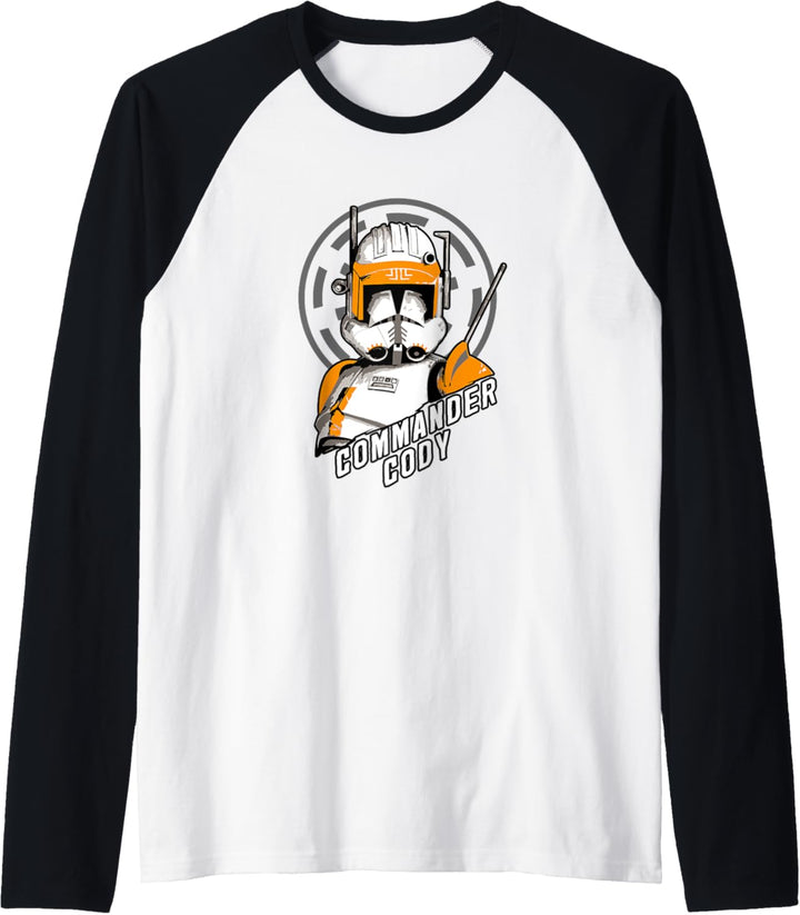 Star Wars Commander Cody Bust Logo Raglan
