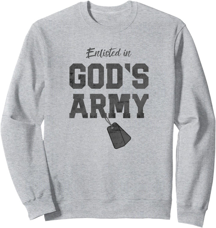 Eingetragen in Gottes Armee Christlich Religiös Sweatshirt