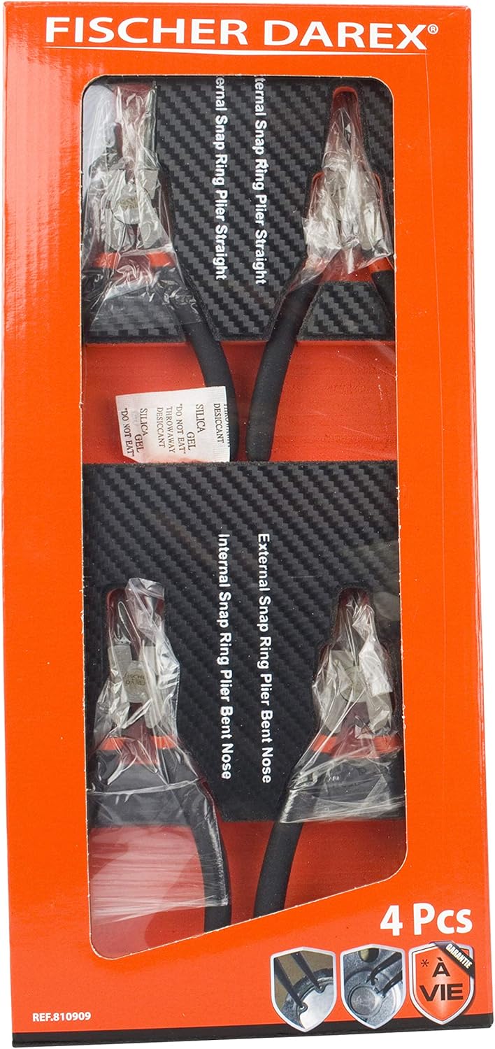 Fischer Darex 810909 Clip-Modul mit 4 Klemmen, Schwarz