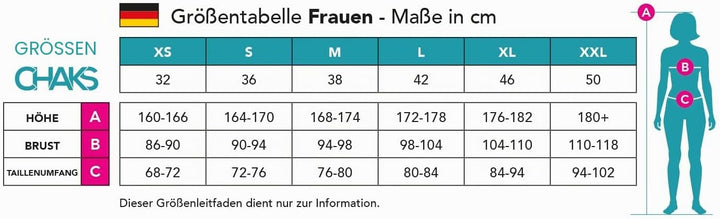 Chaks Damen Kostüm REH Sophie Kleid braun Verkleidung Waldbewohner Fasching Karneval (XS), XS