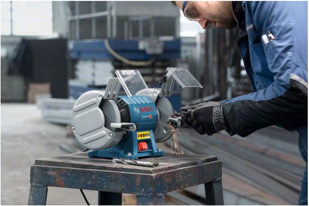 Bosch Professional Doppelschleifmaschine GBG 35-15 (Schleifscheiben-Ø 150mm, 350 Watt, inkl. Schleif