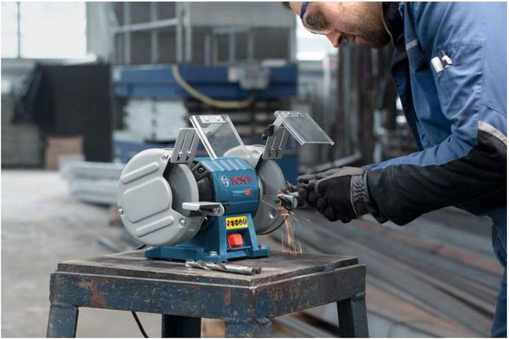 Bosch Professional Doppelschleifmaschine GBG 35-15 (Schleifscheiben-Ø 150mm, 350 Watt, inkl. Schleif