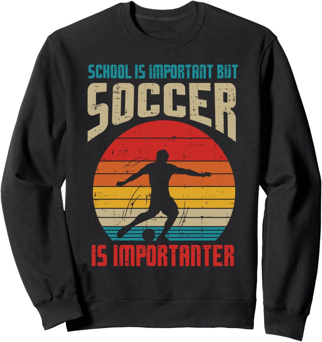 Wichtige Fussballschule für Jungen und Herren. Sweatshirt