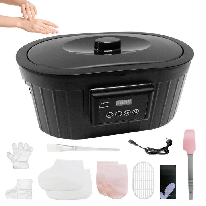 Paraffinbad für Hände und Füsse Set, 5L Paraffin Wachsbad Maschine Paraffinbäder Wachsbad für Hände