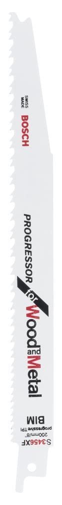 Bosch Accessories Bosch Professional 25 Stück Säbelsägeblatt S 3456 XF Progressor for Wood and Metal