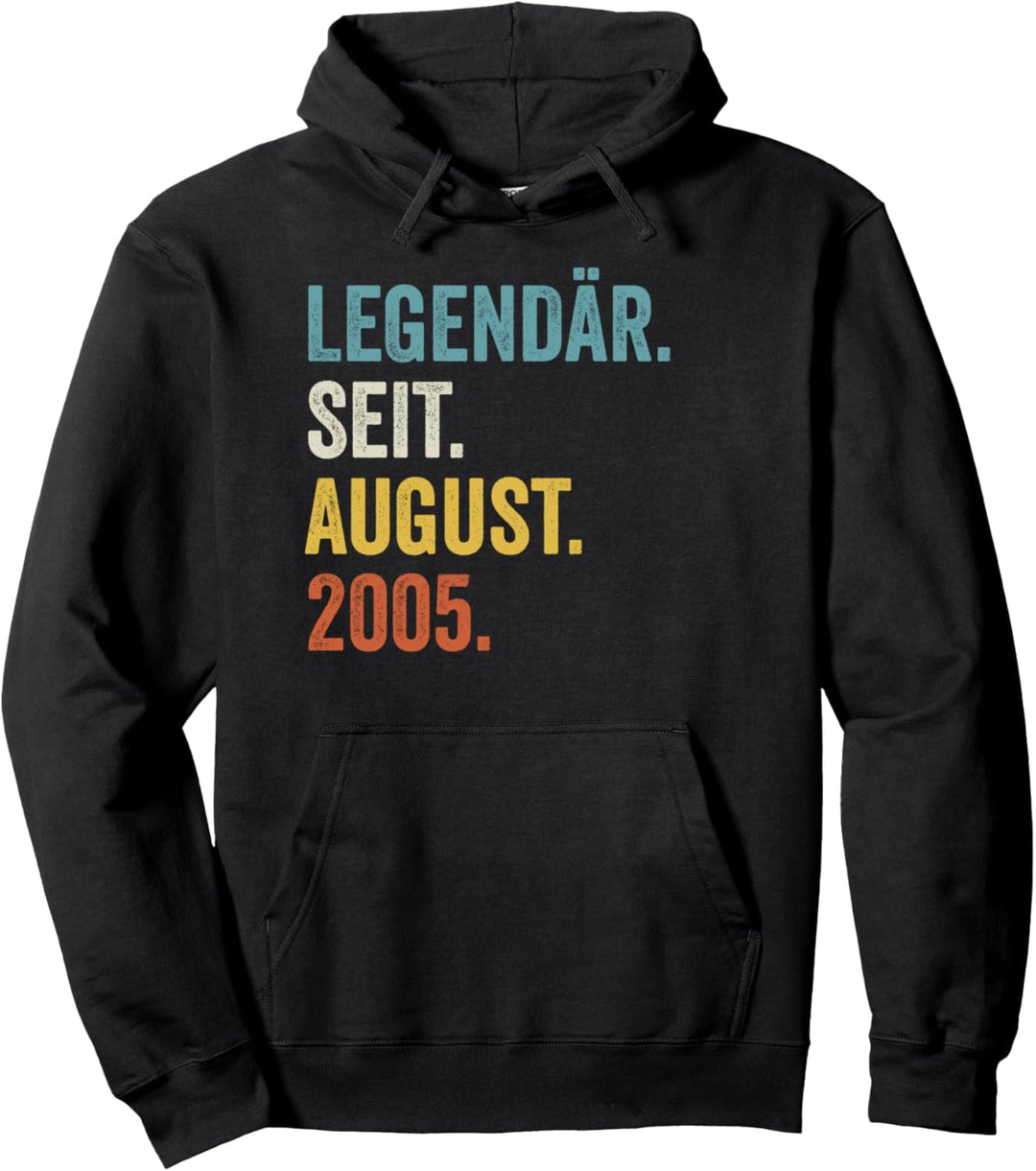17 Jahre Legendär Seit August 2005 17. Geburtstag Pullover Hoodie