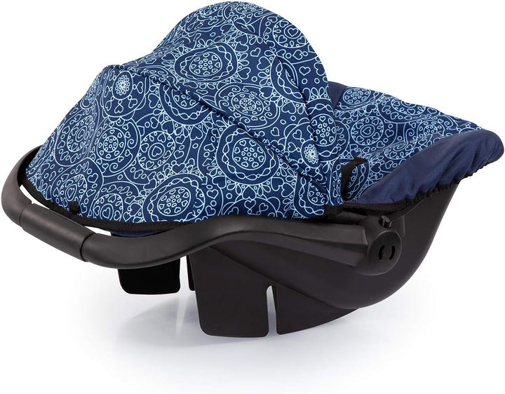 Bayer Design 67903AA Puppen-Autositz EasyGo, Puppenzubehör, passend zu Vario-Puppenwagen, mit Abdeck