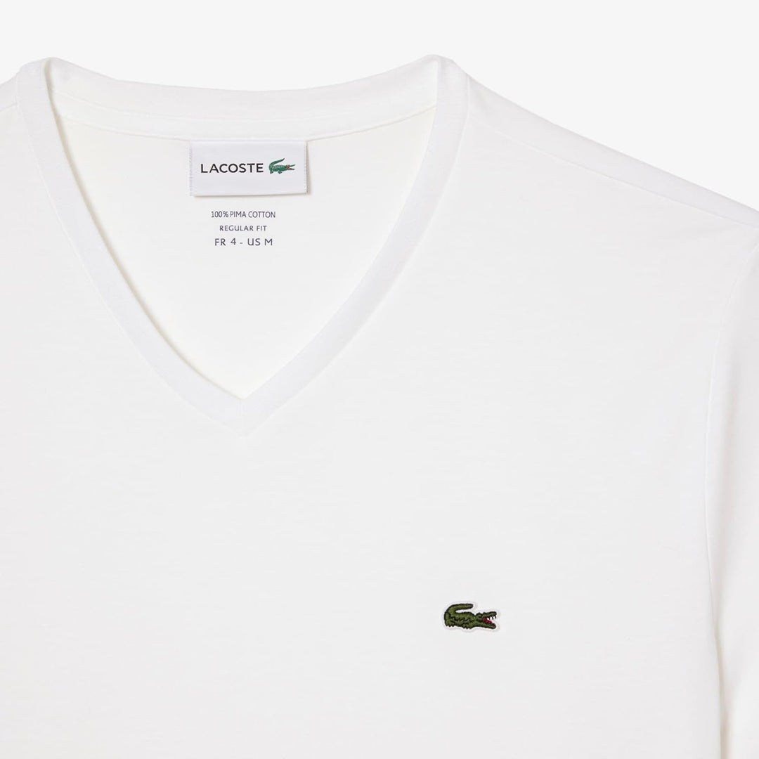 Lacoste Herren T-Shirt XS Blanc, XS Blanc