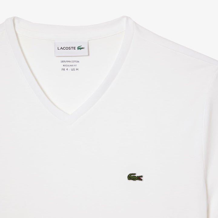 Lacoste Herren T-Shirt XS Blanc, XS Blanc