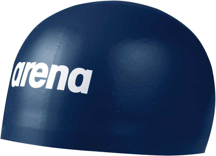 ARENA Unisex – Erwachsene 3D Soft Badekappen L Navy, L Navy