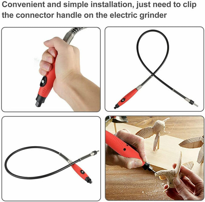 Flexwellen-Adapter-Befestigung, flexibles Bohrer-Verlängerungskabel, kompatibel mit Dremel-Rotations