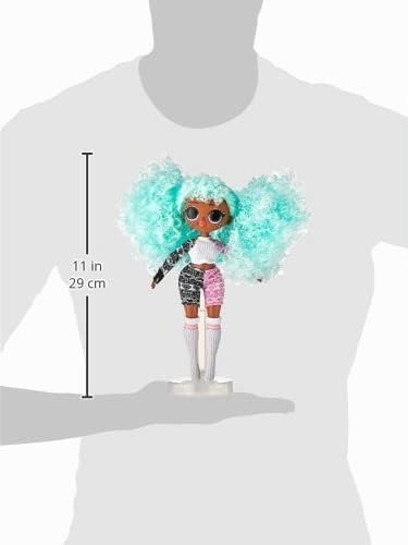 L.O.L. Surprise! OMG Winter Chill ICY Gurl Modepuppe &amp; Brrr BB Puppe mit 25 Überraschungen Icy Gurl