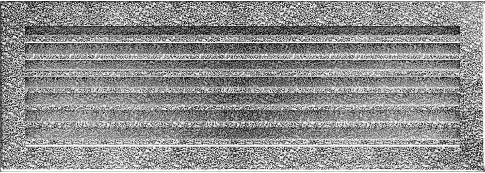 Lüftungsgitter Fresh 17x49 schwarz und Silber
