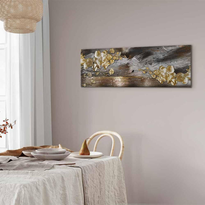 murando Akustikbild Abstrakt 135x45 cm Bilder Akustikschaum Hochleistungsschallabsorber Schallschutz
