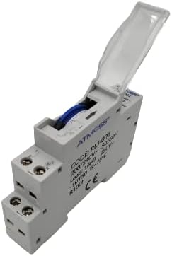 RASMACOR | Zeitschaltuhr mech. IH24h 1c ARM, 1 TE, 24 Std, 1 Kanal, 100 Std. Reserve | Zeituhr mit 2