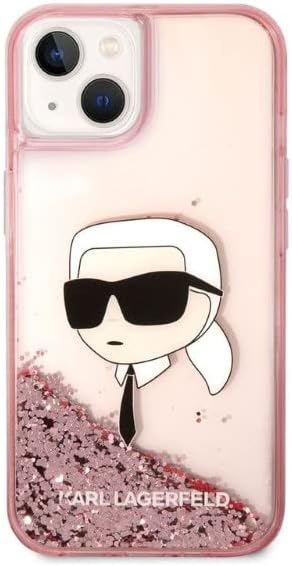 KARL LAGERFELD KLHCP14MLNKHCP Hülle für iPhone 14 Plus 6,7" rosa hardcase Glitte