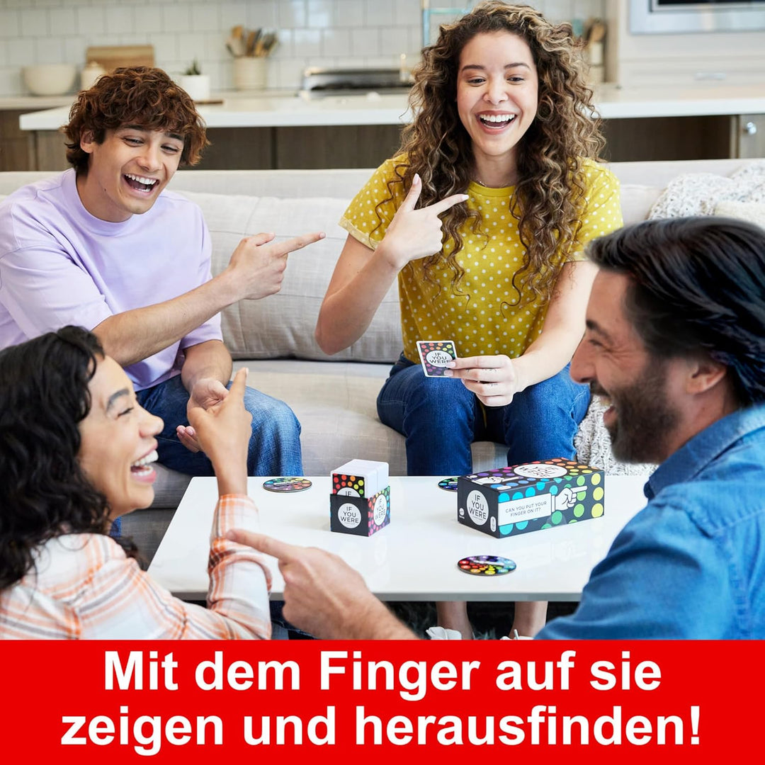 Mattel Games IF YOU WERE A PARTY GAME - Partyspiel für Erwachsene mit witzigen Fragen und Abstimmung