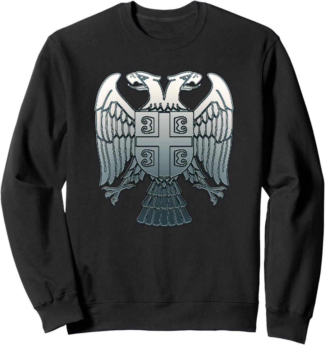 Doppelköpfiges "Serbisches Emblem" Sweatshirt