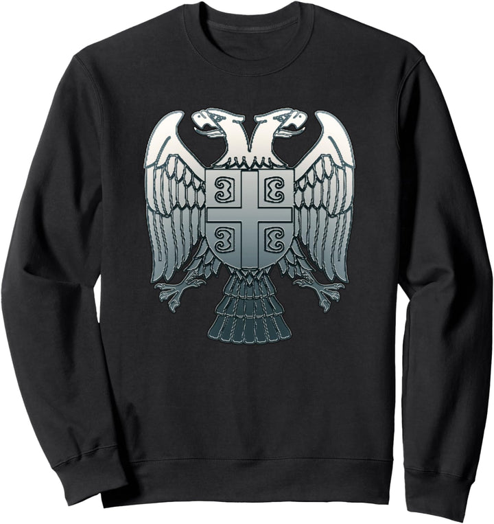 Doppelköpfiges "Serbisches Emblem" Sweatshirt