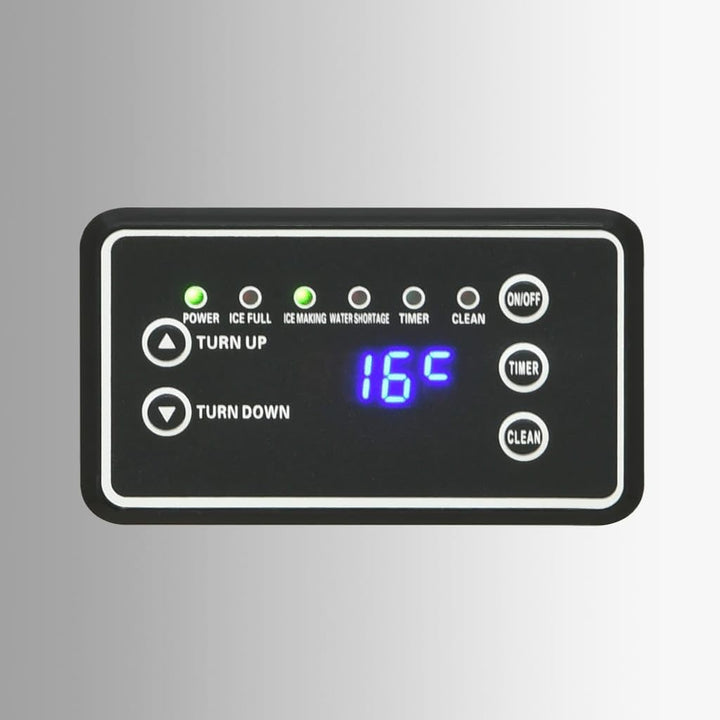 vidaXL Eiswürfelmaschine Silbern 45 kg / 24 h
